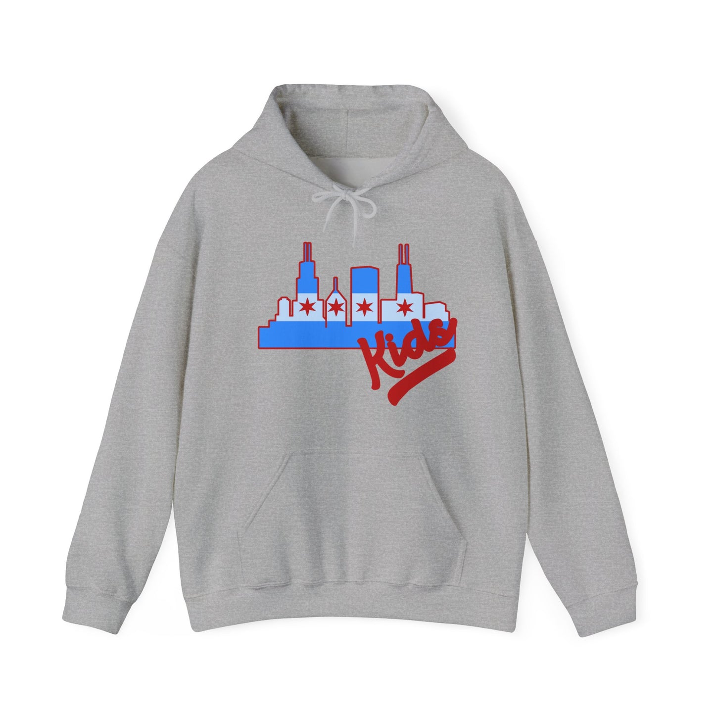 Chicago Kids Hoodie — Retro Skyline Graphic “Chicago Kids” Streetwear
