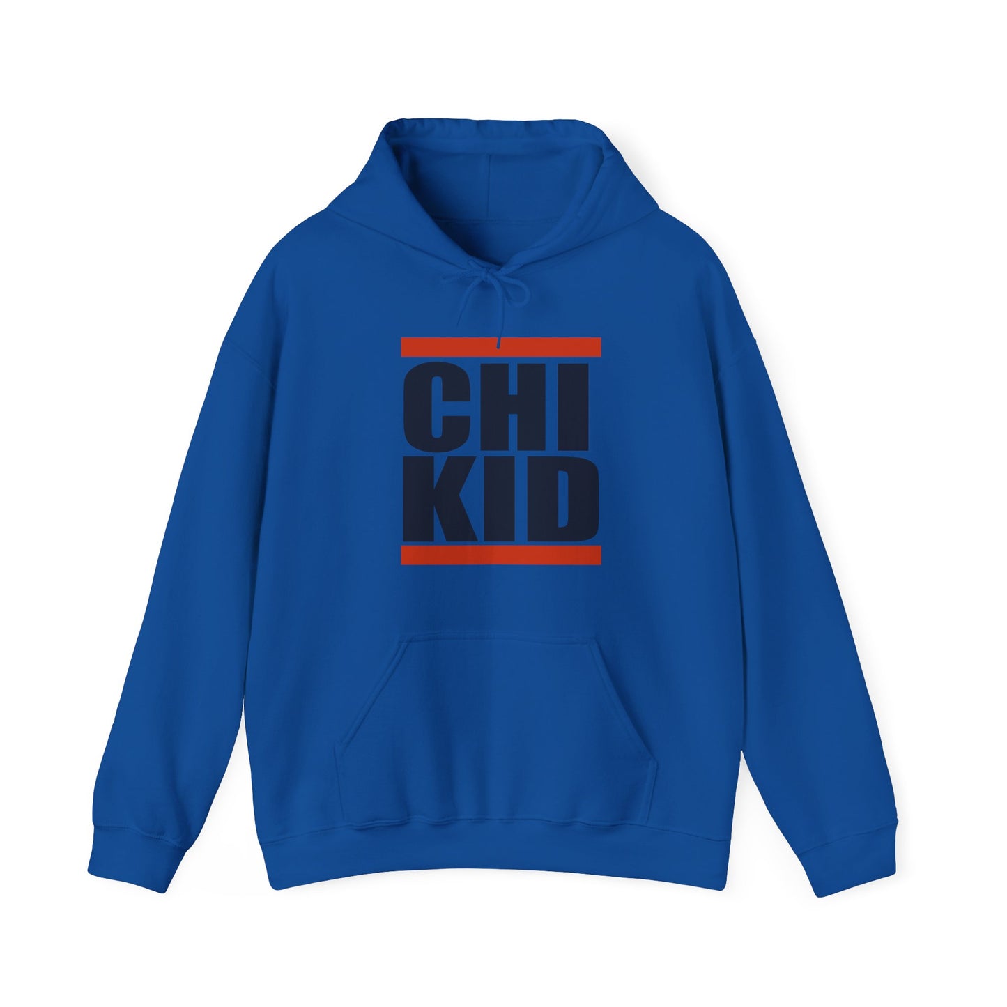 Chi Kid Hoodie — Retro Block Letter Chicago Pride Pullover