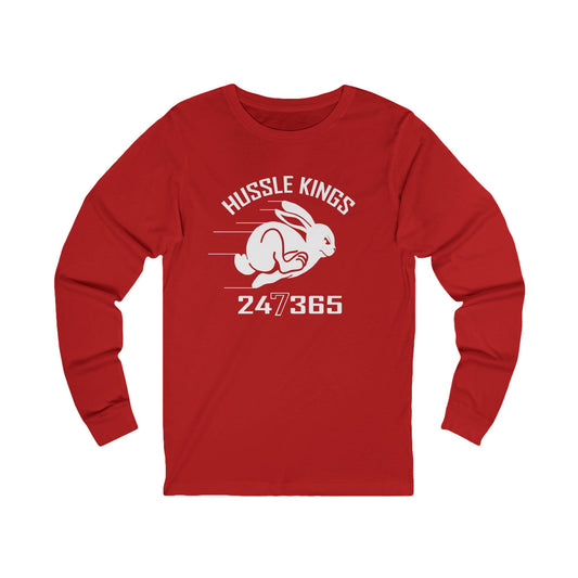HUSSLE KINGS 24/7/365 MONOGRAM LONG SLEEVE