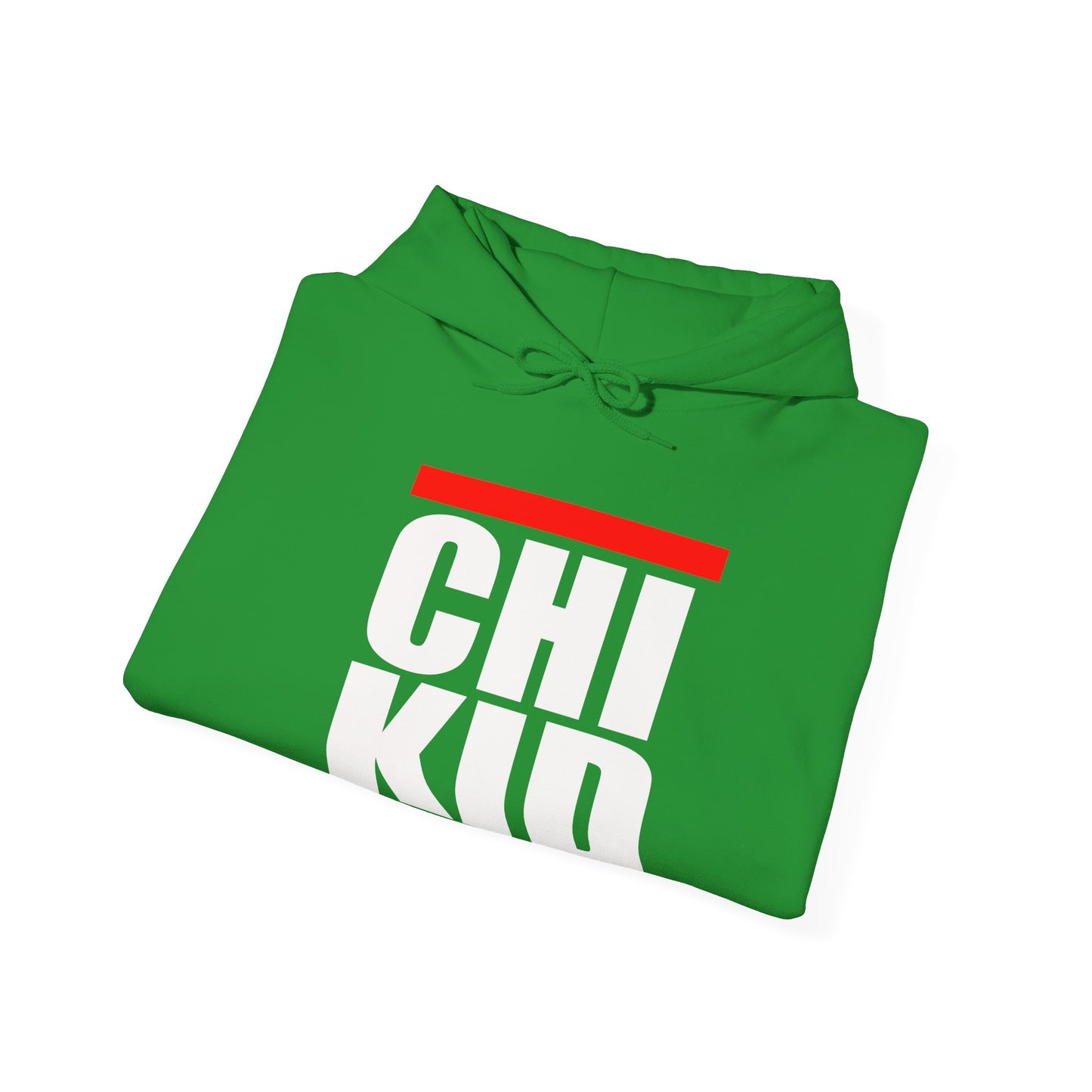 Chi Kid Hoodie — Bold Streetwear Pullover with Red Accent