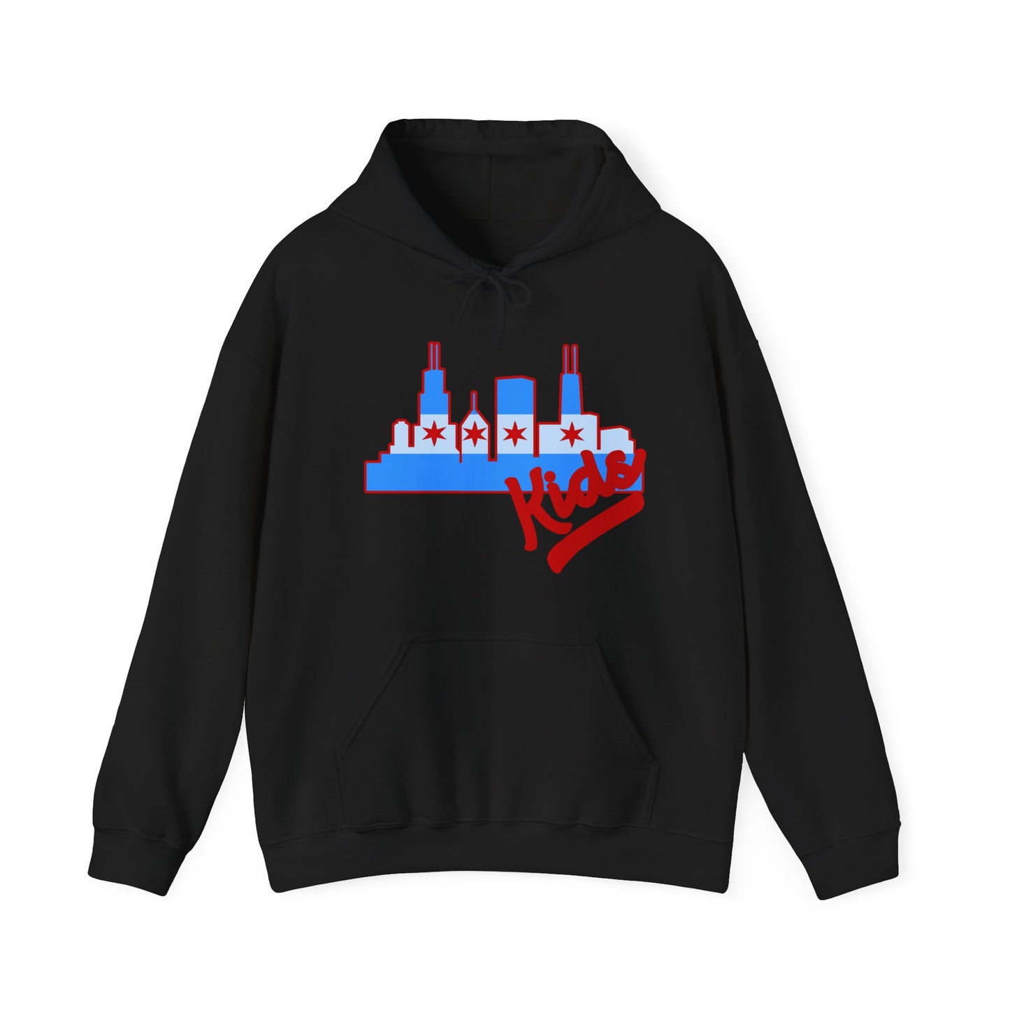 Chicago Kids Hoodie — Retro Skyline Graphic “Chicago Kids” Streetwear