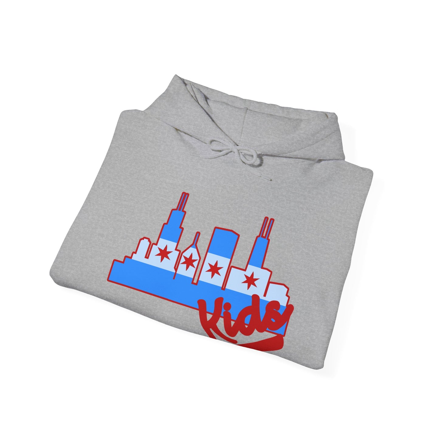 Chicago Kids Hoodie — Retro Skyline Graphic “Chicago Kids” Streetwear