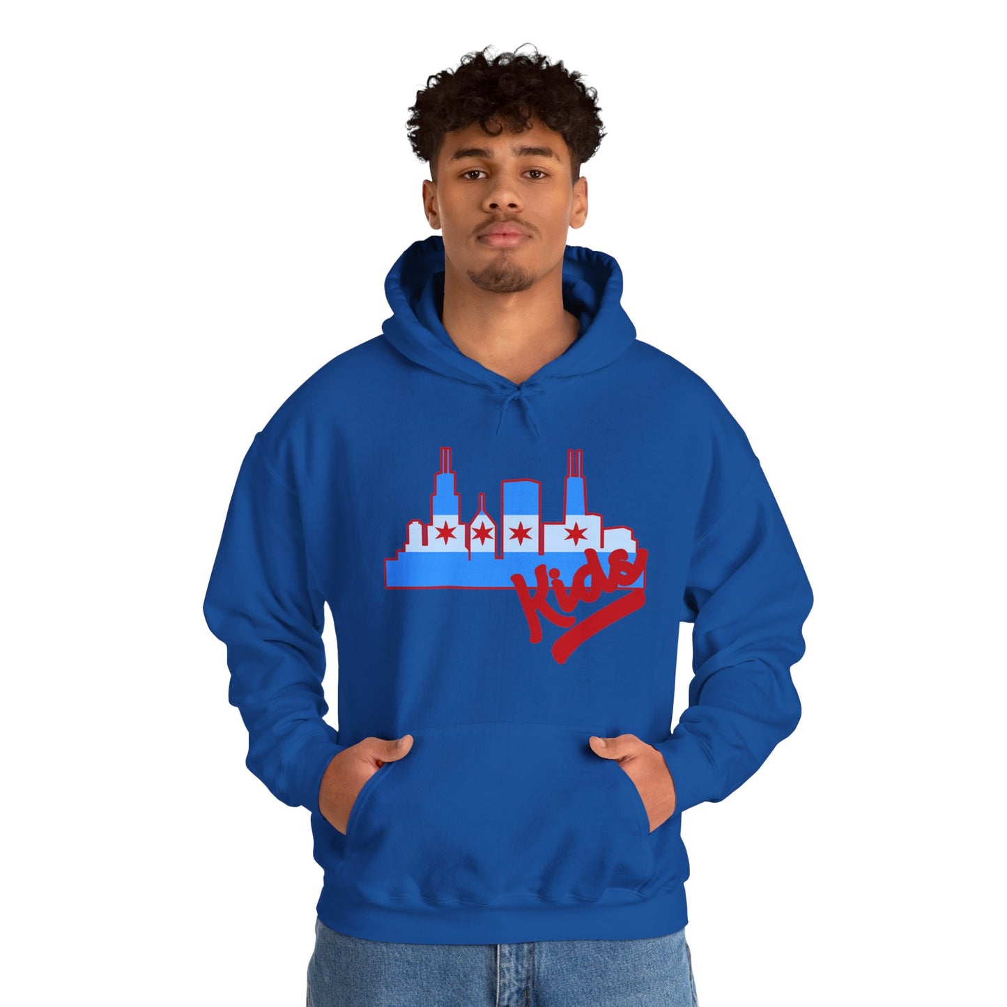 Chicago Kids Hoodie — Retro Skyline Graphic “Chicago Kids” Streetwear
