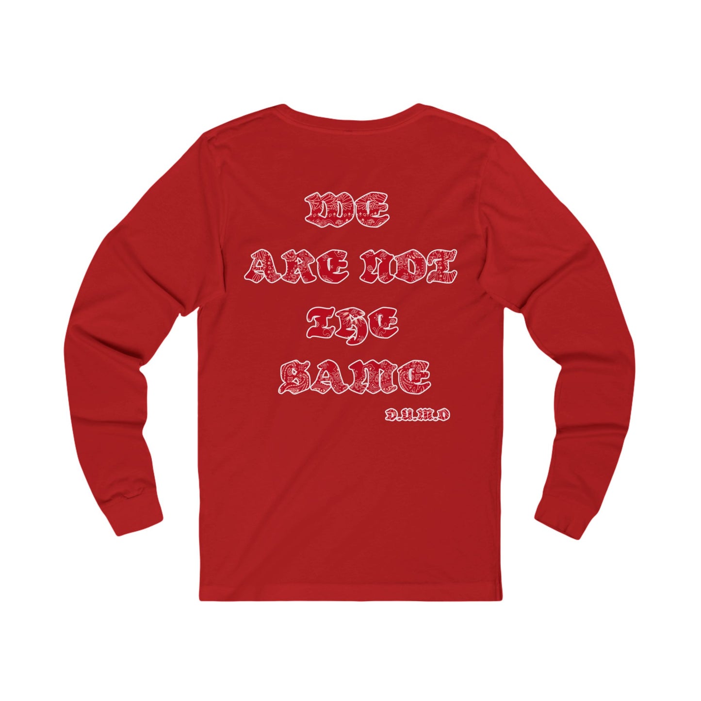 WE ARE NOT THE SAME-RED BANDANA LOGO
