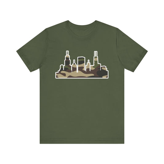 CHI KIDS CAMO-SKYLINE TEE