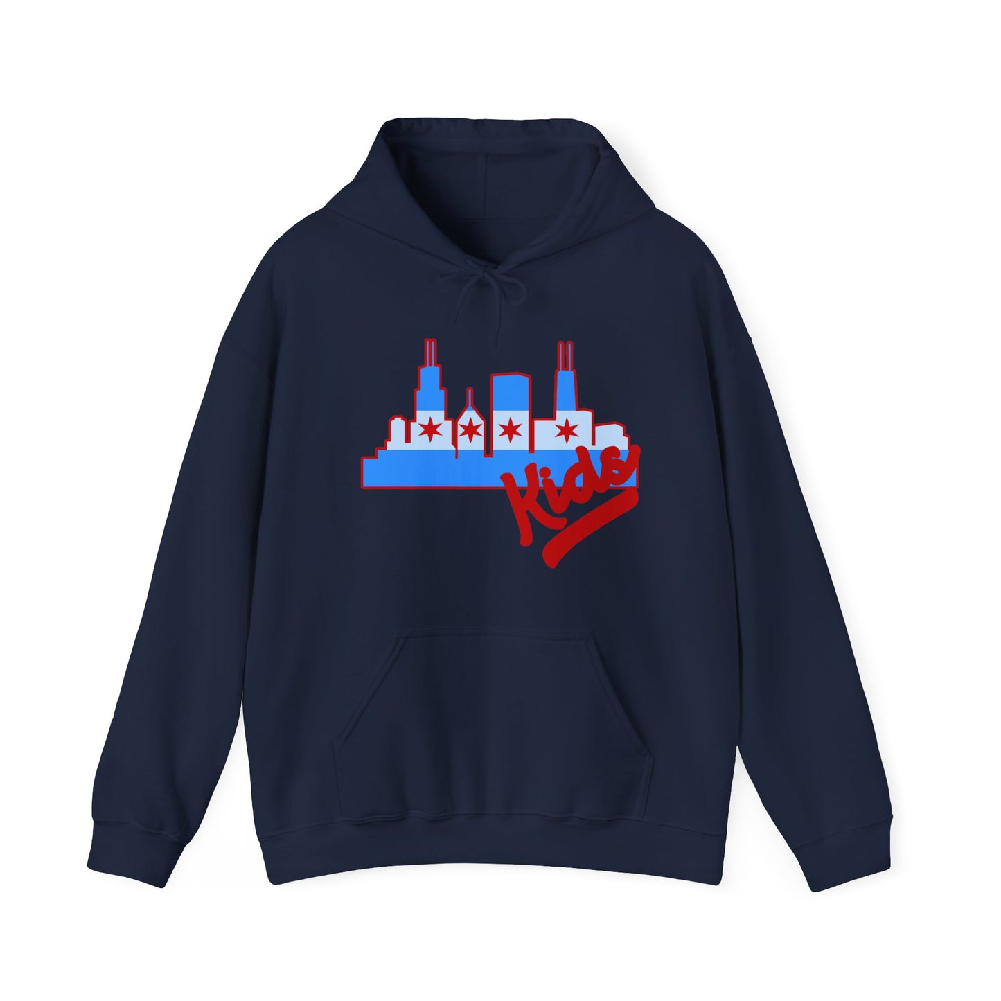Chicago Kids Hoodie — Retro Skyline Graphic “Chicago Kids” Streetwear