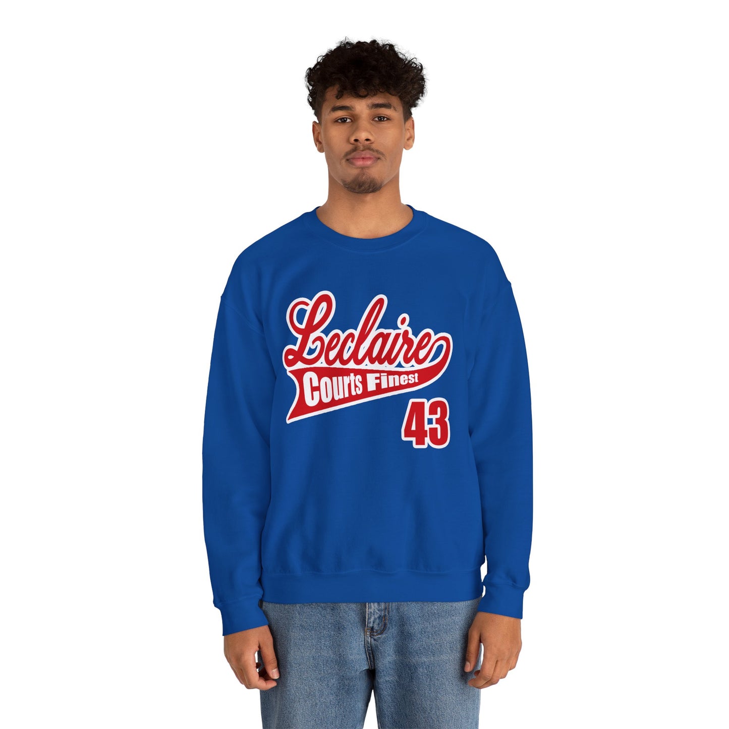 LECLAIRE COURTS FINEST CLASSIC SCRIPT SWEATSHIRT