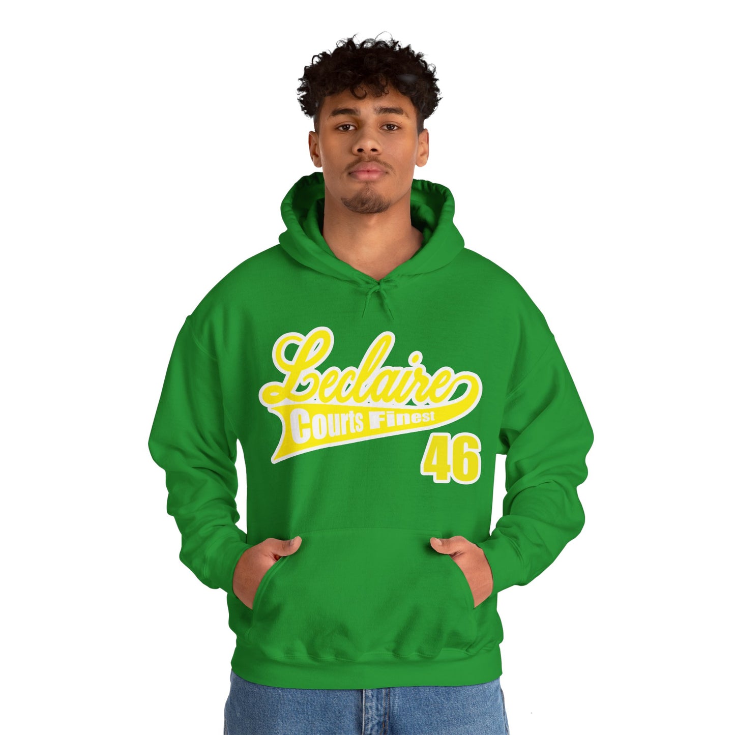 LECLAIRE COURTS FINEST CLASSIC SCRIPT HOODIE