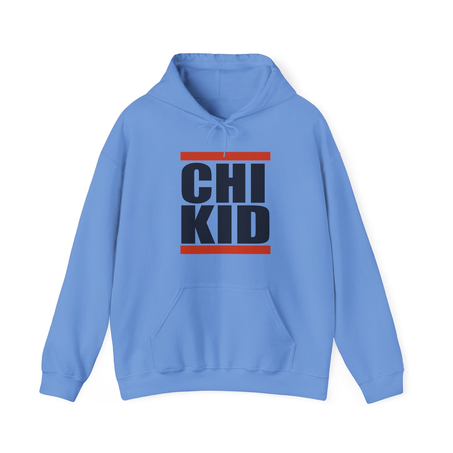 Chi Kid Hoodie — Retro Block Letter Chicago Pride Pullover