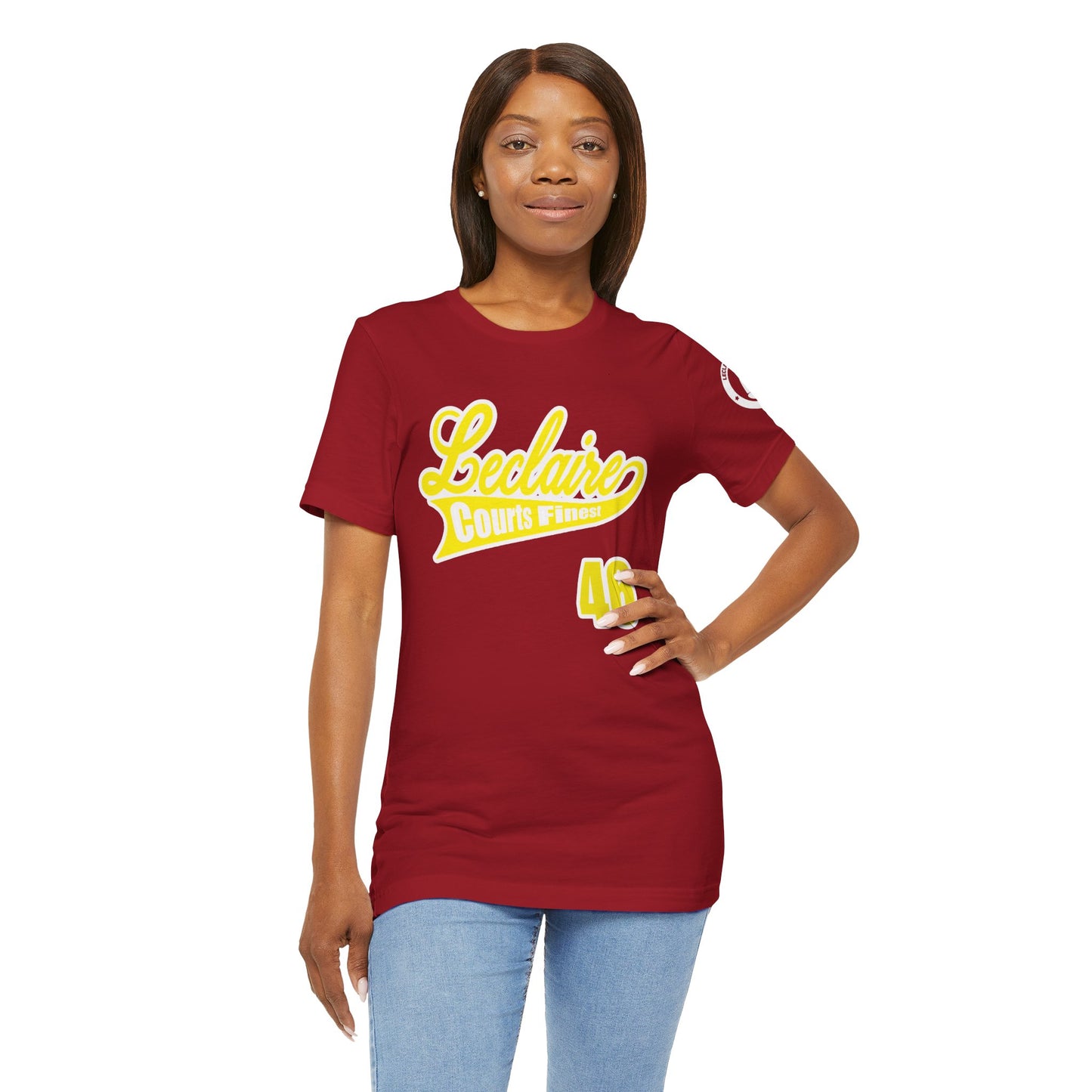 LeClaire Courts Finest Unisex Jersey Tee - Casual Retro Style Shirt