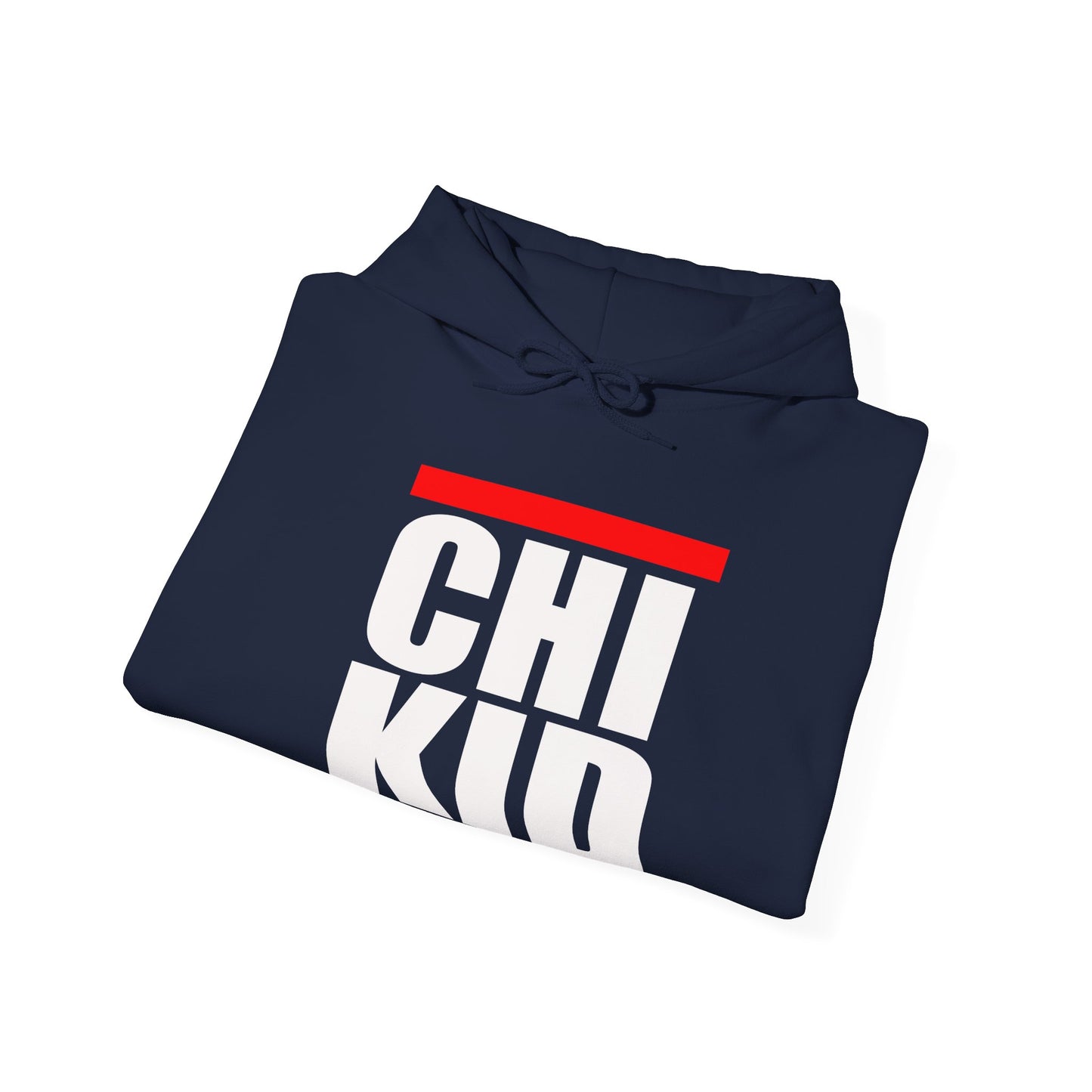 Chi Kid Hoodie — Bold Streetwear Pullover with Red Accent