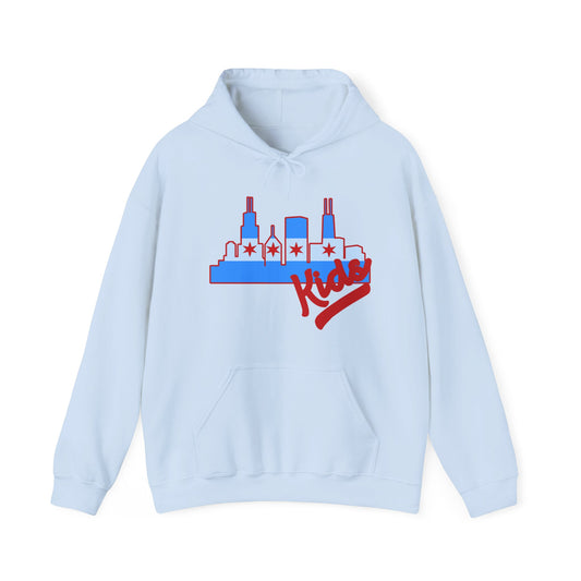 Chicago Kids Hoodie — Retro Skyline Graphic “Chicago Kids” Streetwear