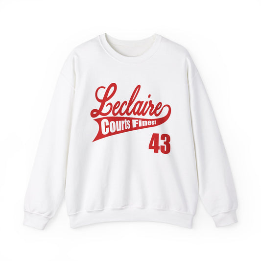 LECLAIRE COURTS FINEST CLASSIC SCRIPT SWEATSHIRT
