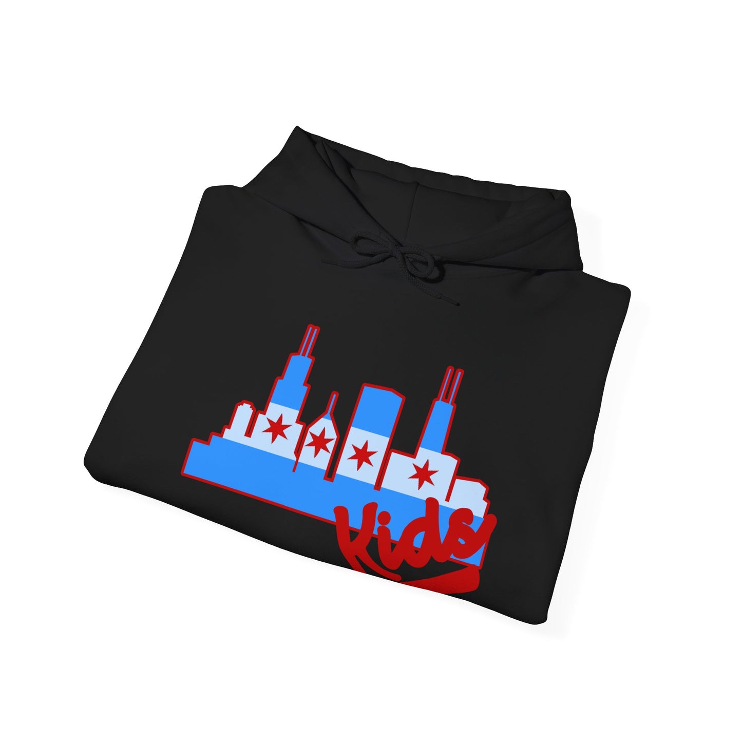 Chicago Kids Hoodie — Retro Skyline Graphic “Chicago Kids” Streetwear