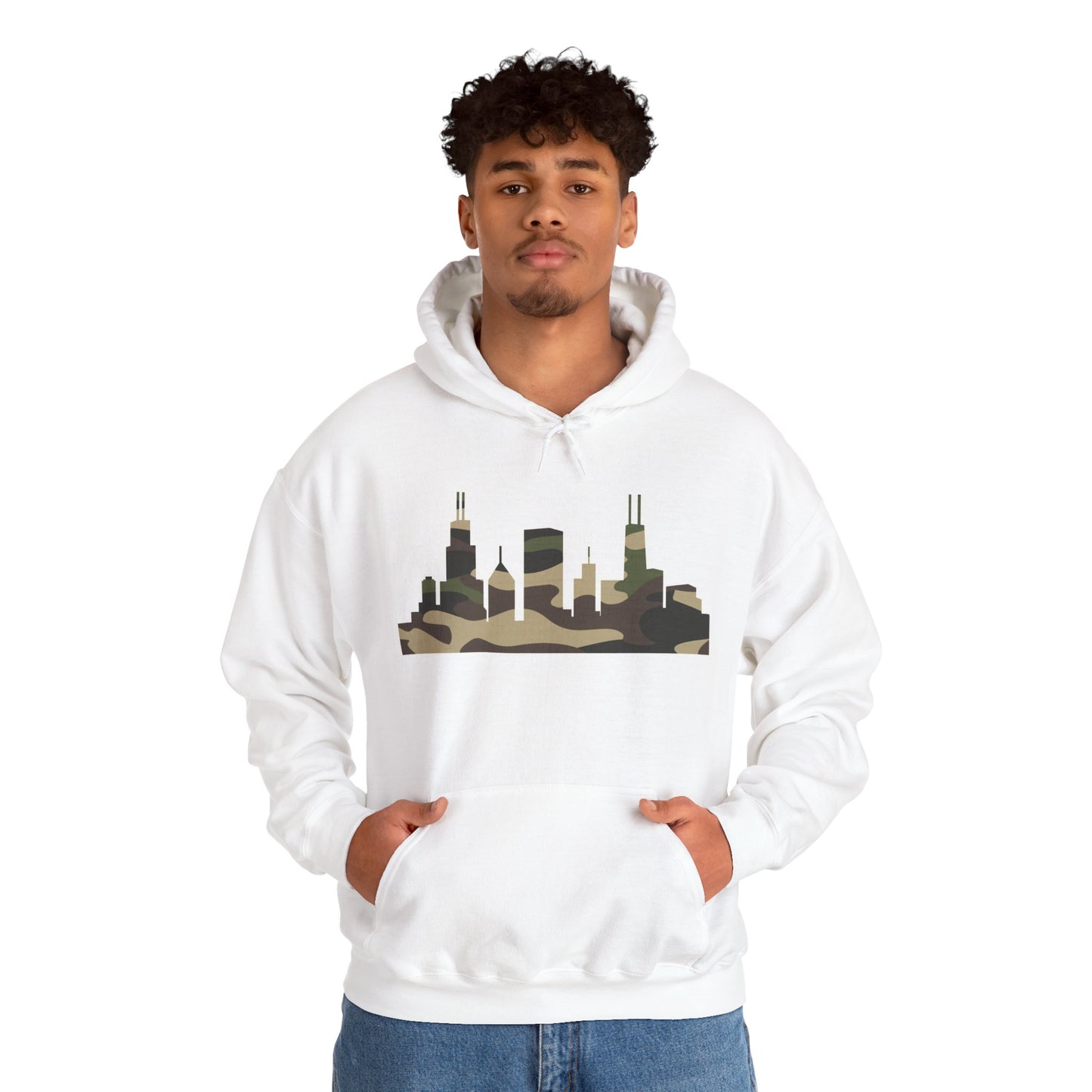 CHI KIDS CAMO SKYLINE TEE
