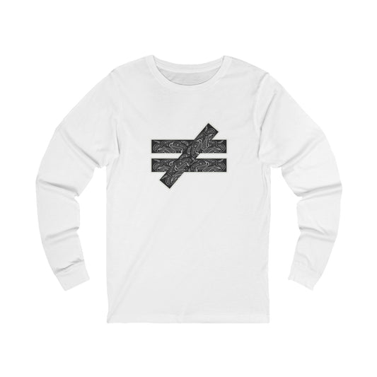 WE ARE NOT THE SAME - BLACK BANDANA LOGO LONG SLEEVE
