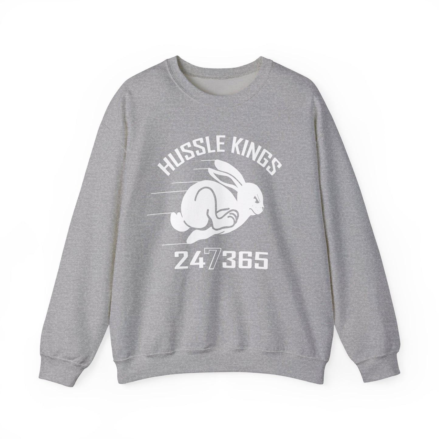 HUSSLE KINGS 24/365 MONOGRAM SWEATSHIRT