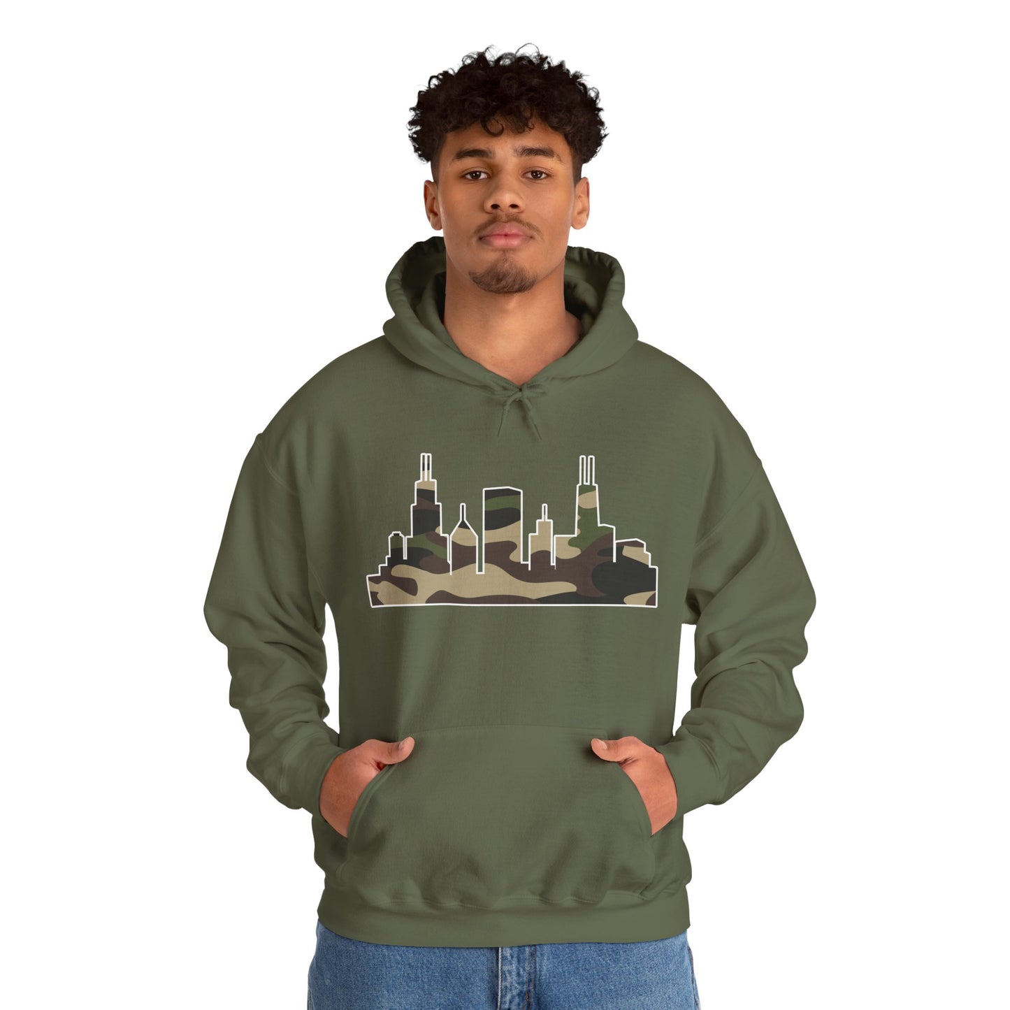 CHI KIDS CAMO SKYLINE TEE