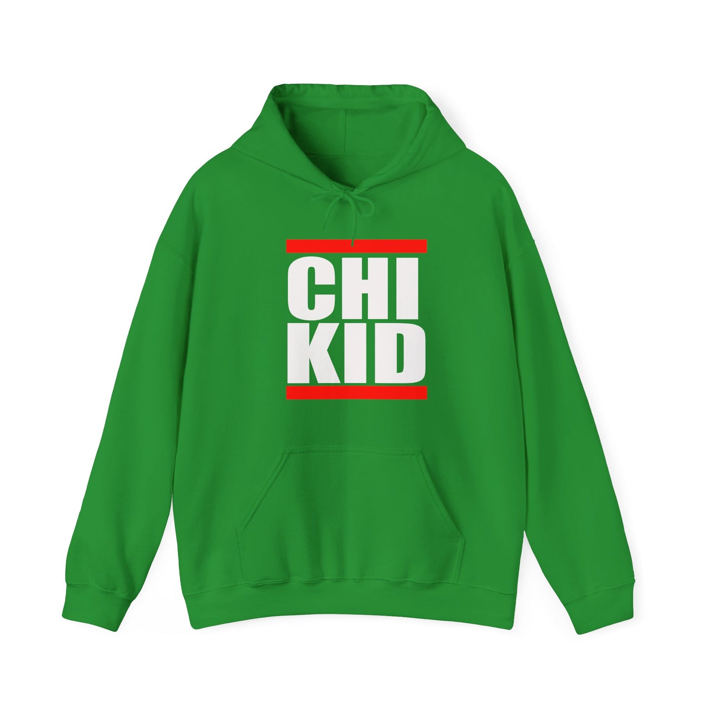 Chi Kid Hoodie — Bold Streetwear Pullover with Red Accent