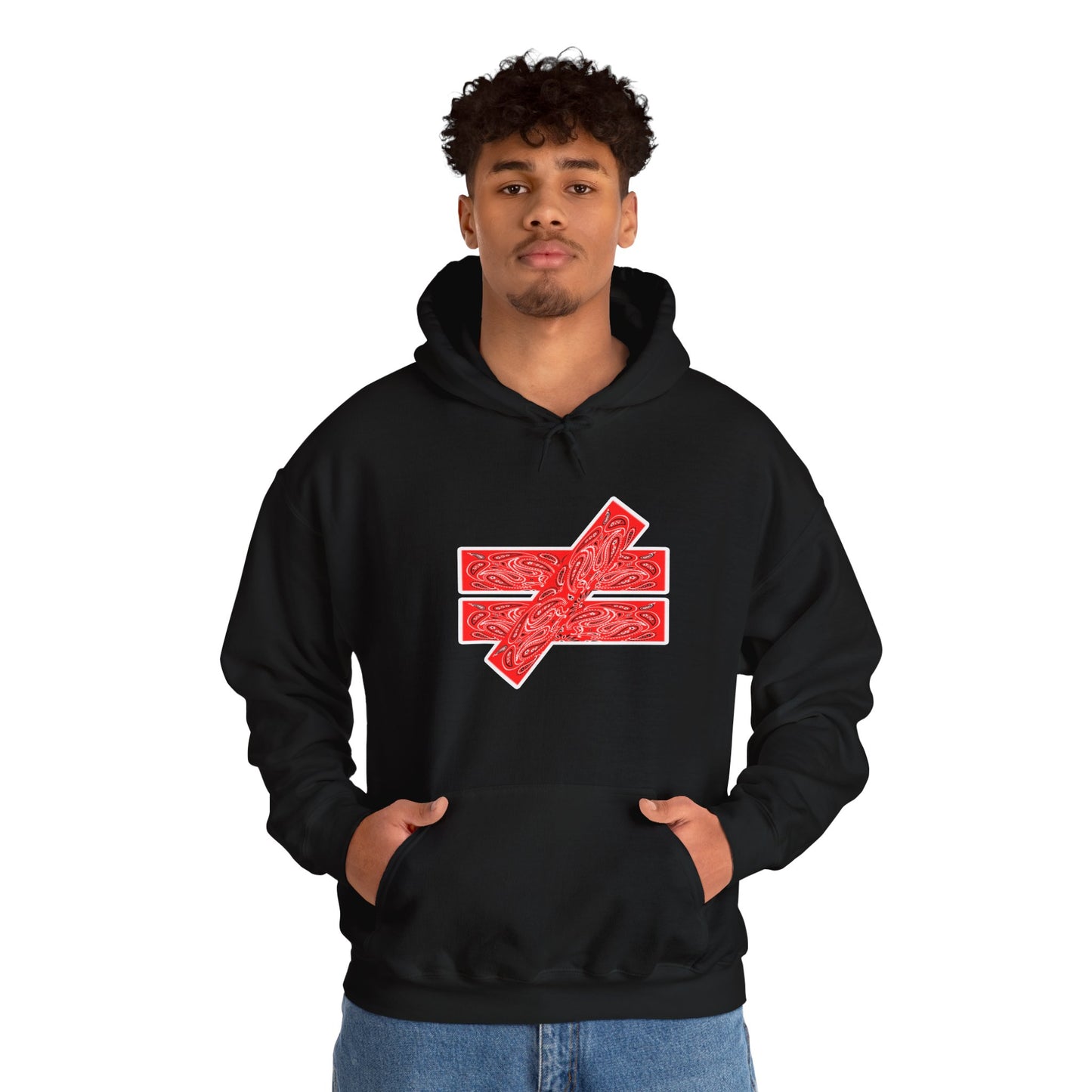 "WE ARE NOT THE SAME" BANDANA RED LOGO