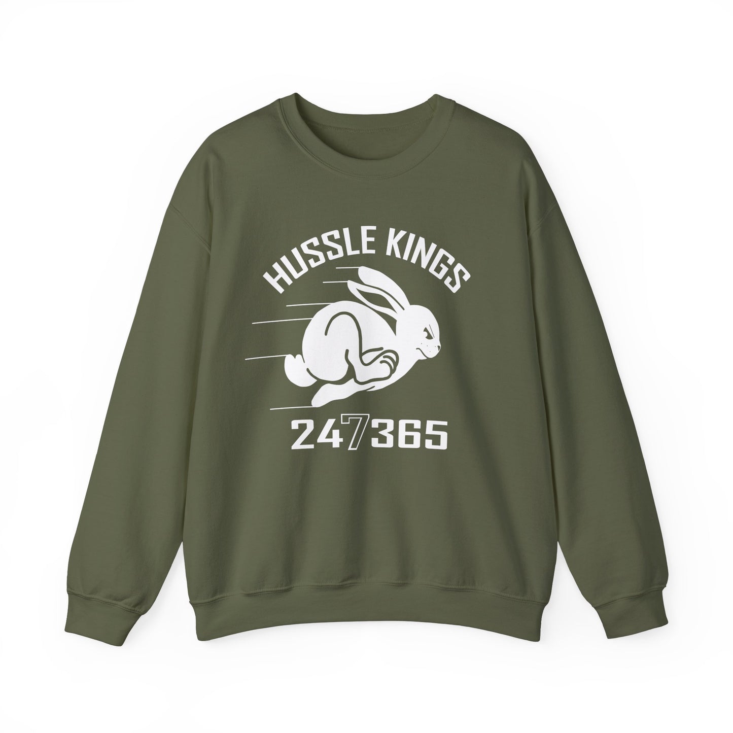 HUSSLE KINGS 24/365 MONOGRAM SWEATSHIRT