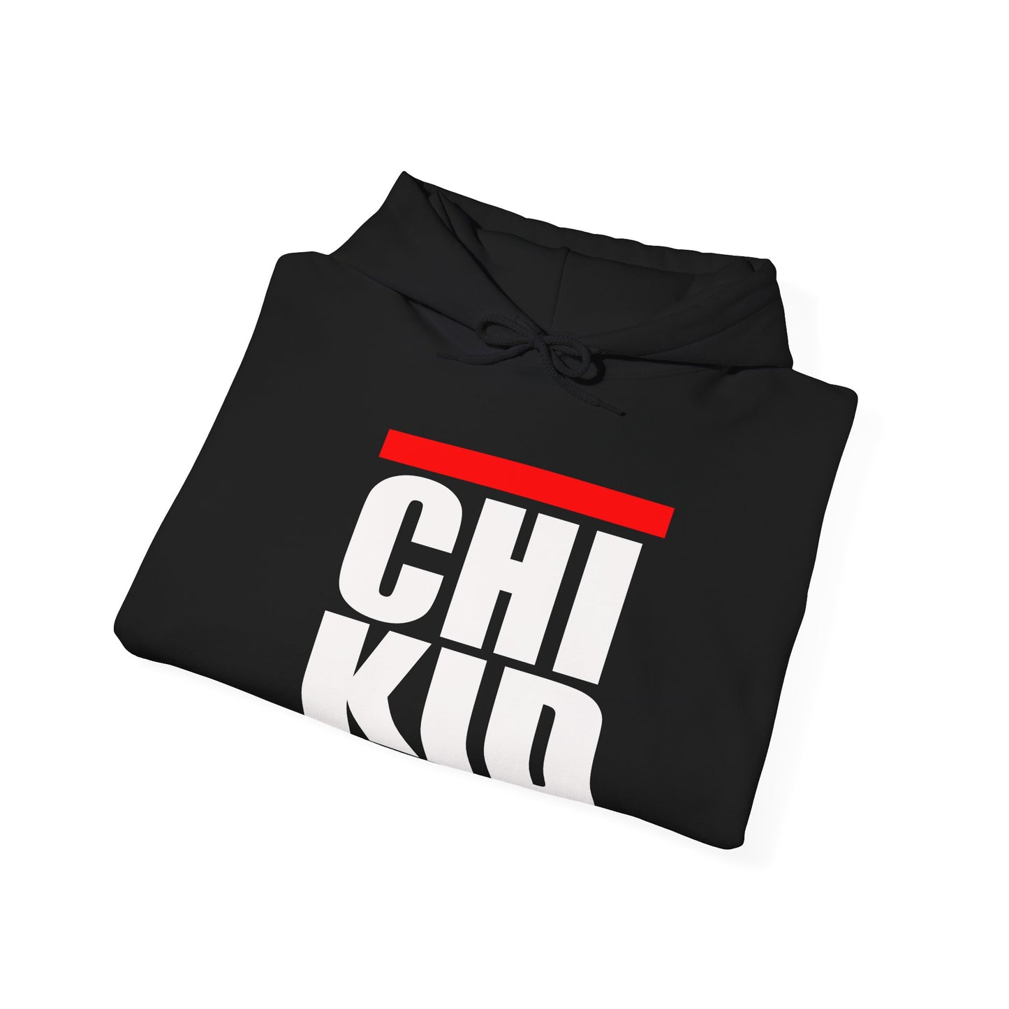 Chi Kid Hoodie — Bold Streetwear Pullover with Red Accent