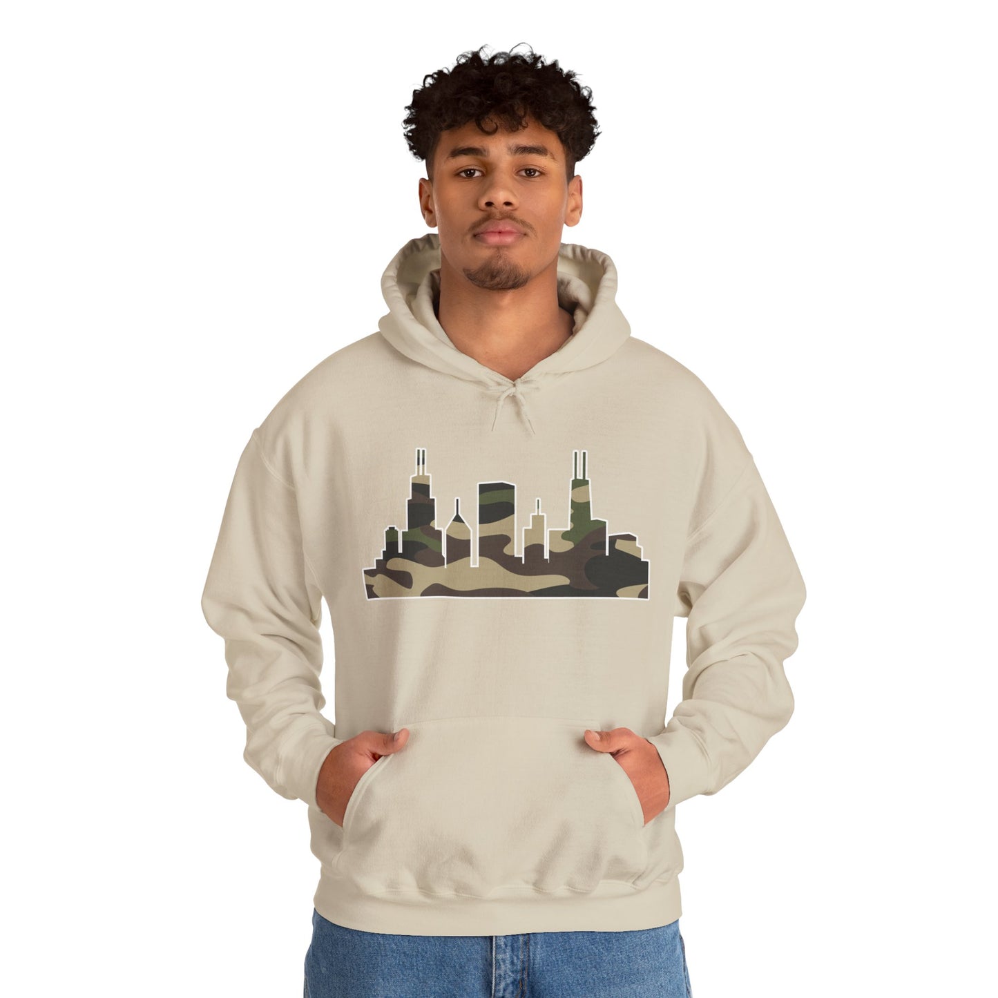 CHI KIDS CAMO SKYLINE TEE