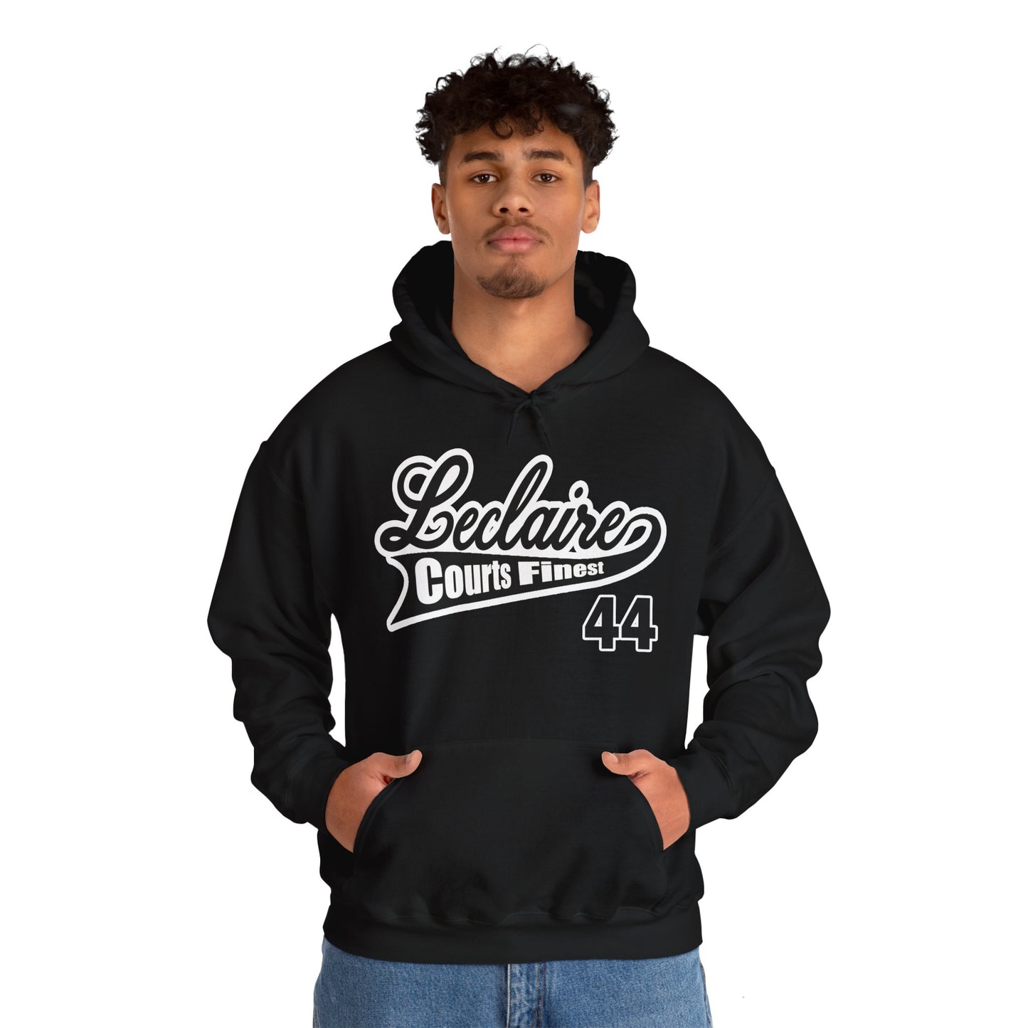 LECLAIRE COURTS FINEST CLASSIC SCRIPT HOODIE