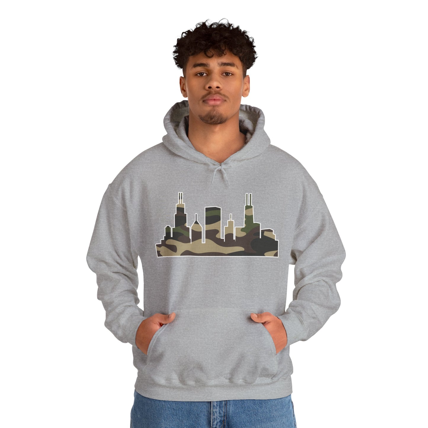 CHI KIDS CAMO SKYLINE TEE