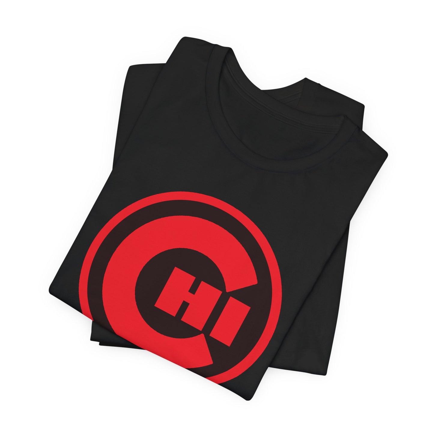CHICAGO KIDS EMBLEM TEE - BLACK/RED