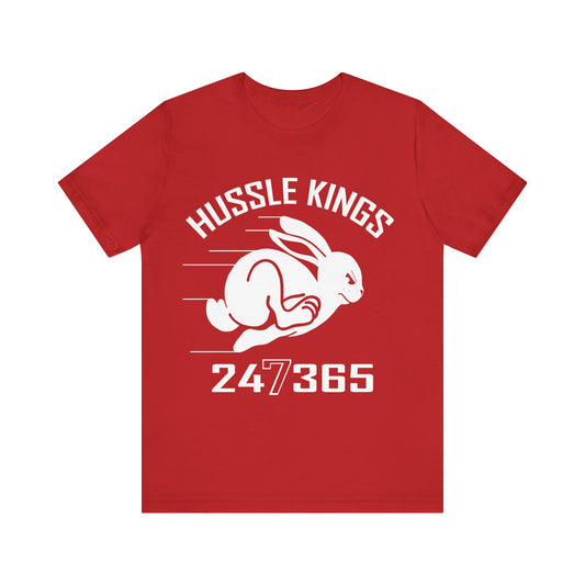 HUSSLE KINGS 24/365 LARGE MONOGRAM TEE