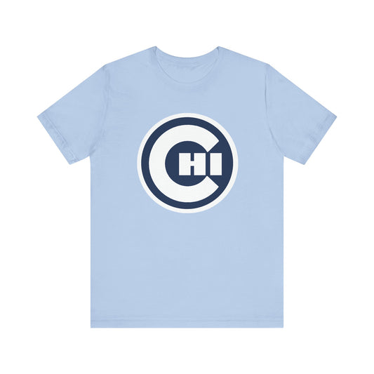 CHICAGO KIDS EMBLEM TEE - NAVY/WHITE