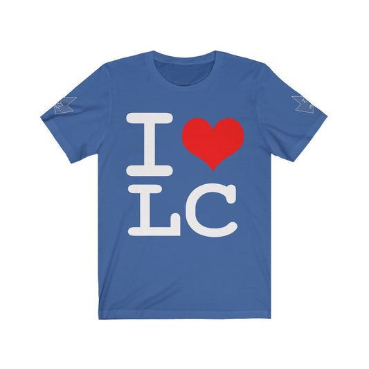 LCs FINEST- I LOVE LC- NAVY TEE