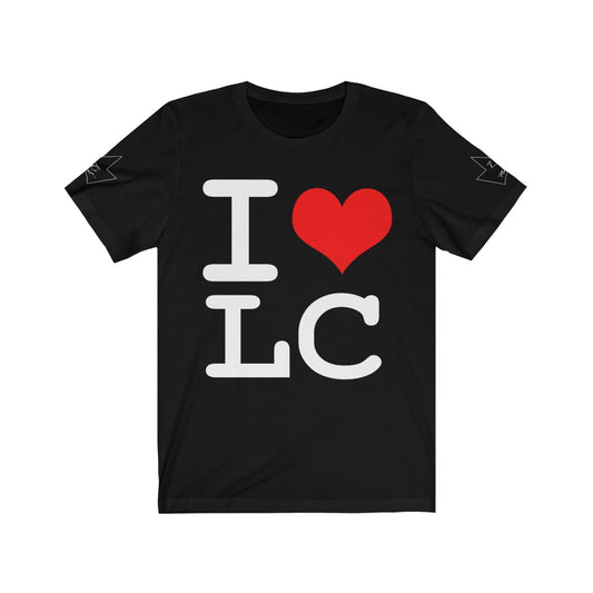 LCs FINEST- I LOVE LC- BLACK TEE