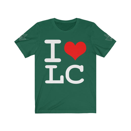 LCs FINEST - I LOVE LC - MONEY GREEN TEE